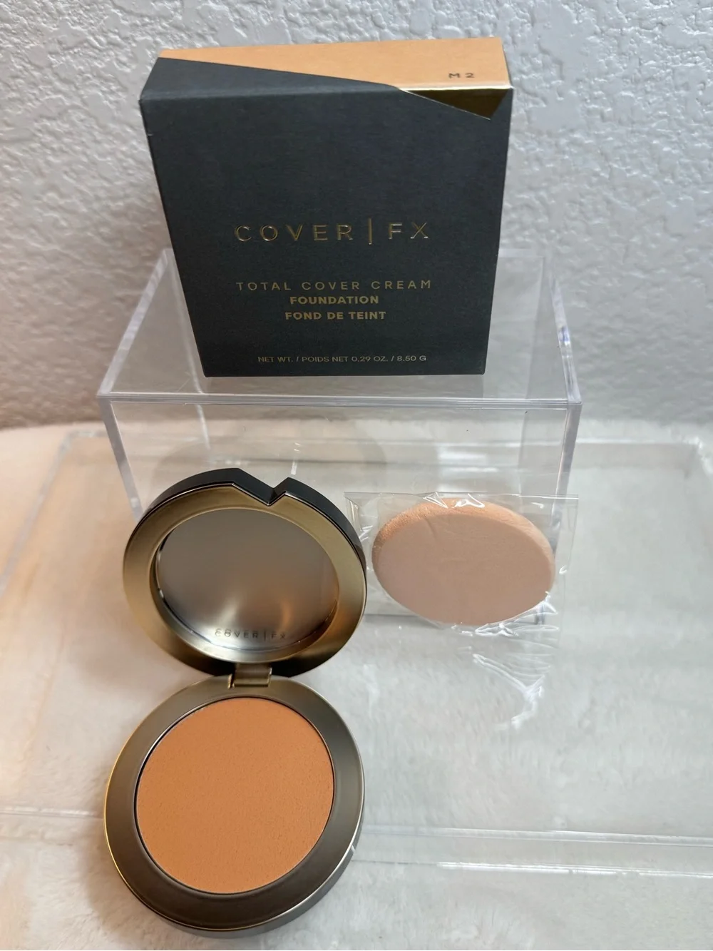 COVER FX Total Cover Cream Foundation Compact - Warm Tan/Beige